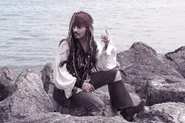 Book our Jack Sparrow Look a Like at Platinum Entertainment