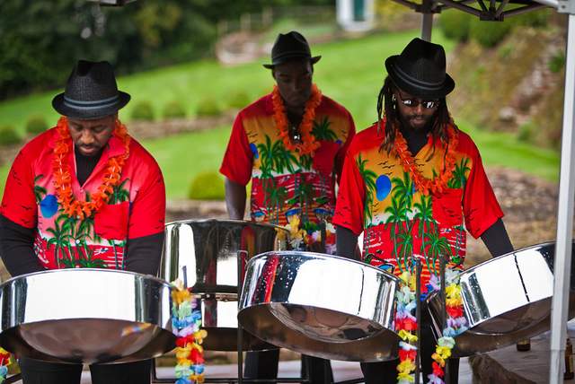 Platinum Entertainment Agency provides Steel Drum Bands for parties and weddings.