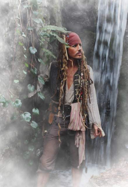 In the mist at Platinum Entertainment Agency with Jack Sparrow.