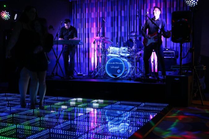 3D LED Dance floor hire in London and Kent.